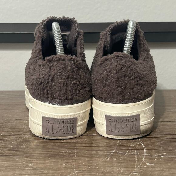 Converse Chuck Taylor All-Star Sherpa Platform Ox Women’s Shoes Size 9 Purple - Picture 4 of 8